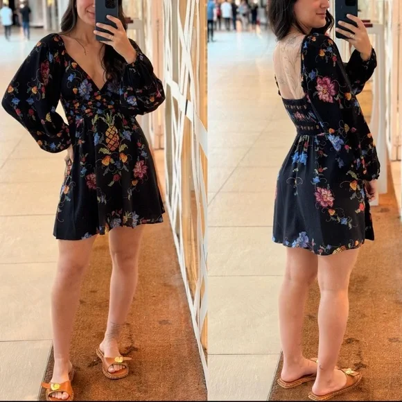 FARM Rio Fruits Short Dress Size S - Picture 2 of 12